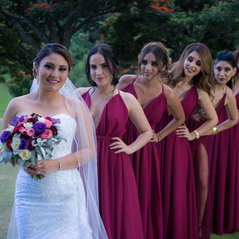 Matchy Matchy Bridesmaid Gowns