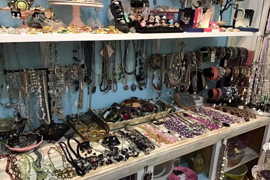 assorted vintage and new jewelry